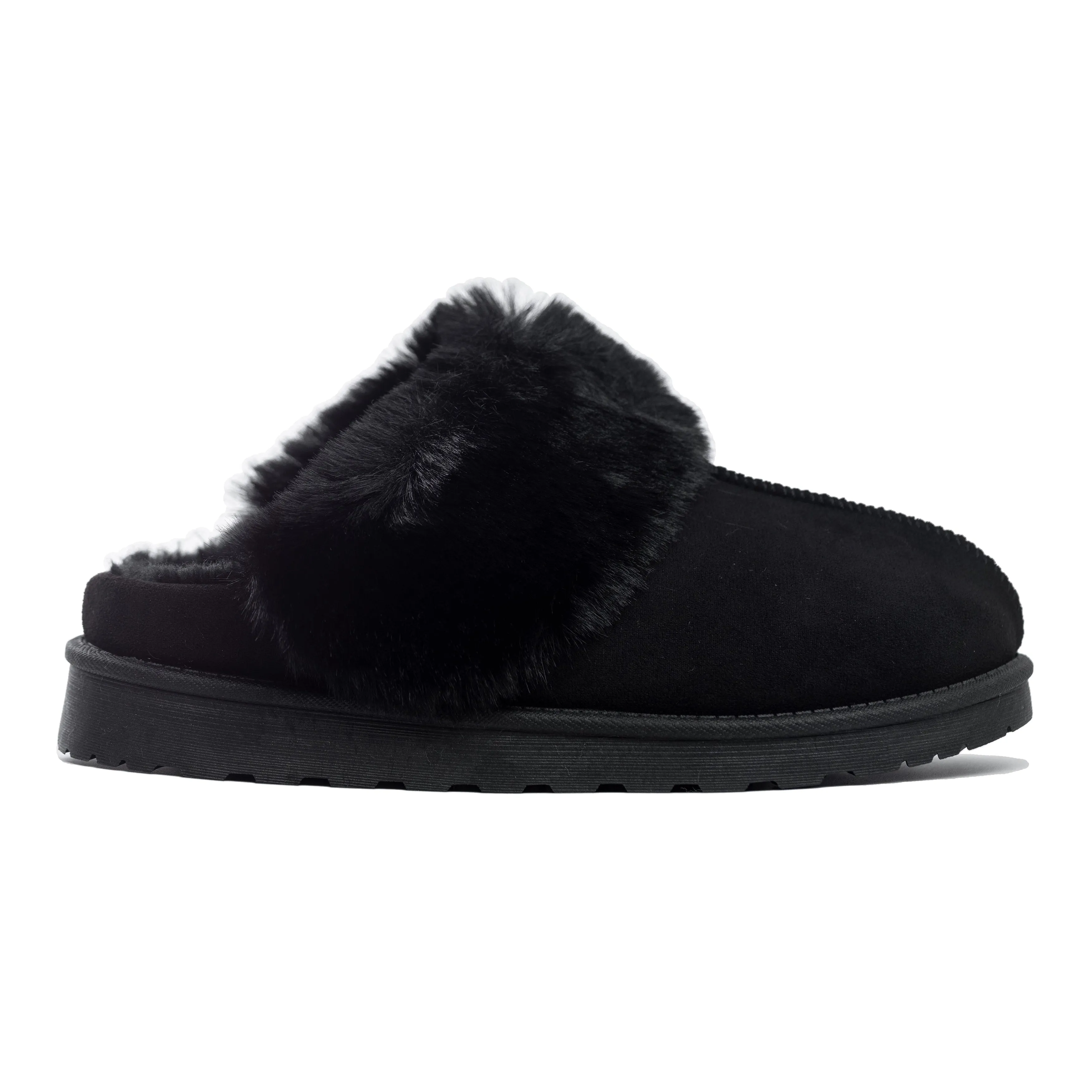 Mena - Flat Platform Winter Slippers For Women