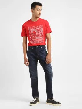 Men's 512 Dark-Blue Slim Tapered Fit Jeans