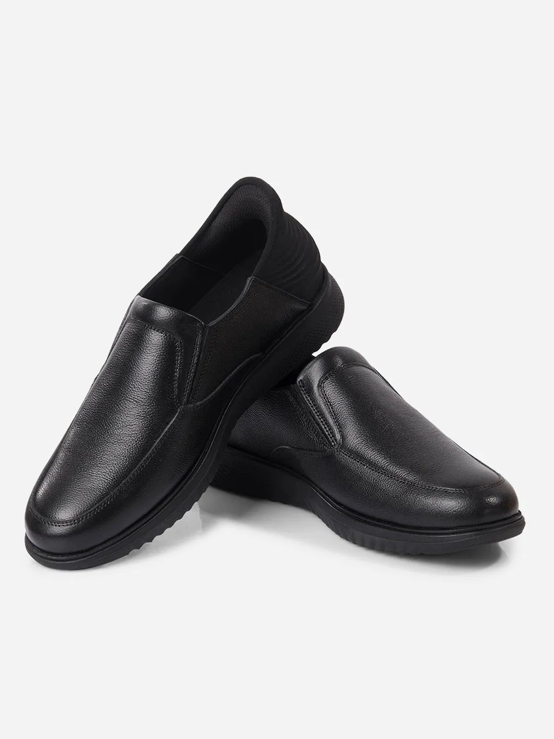 Men's Black Slide N Go Slip On (ID2275)