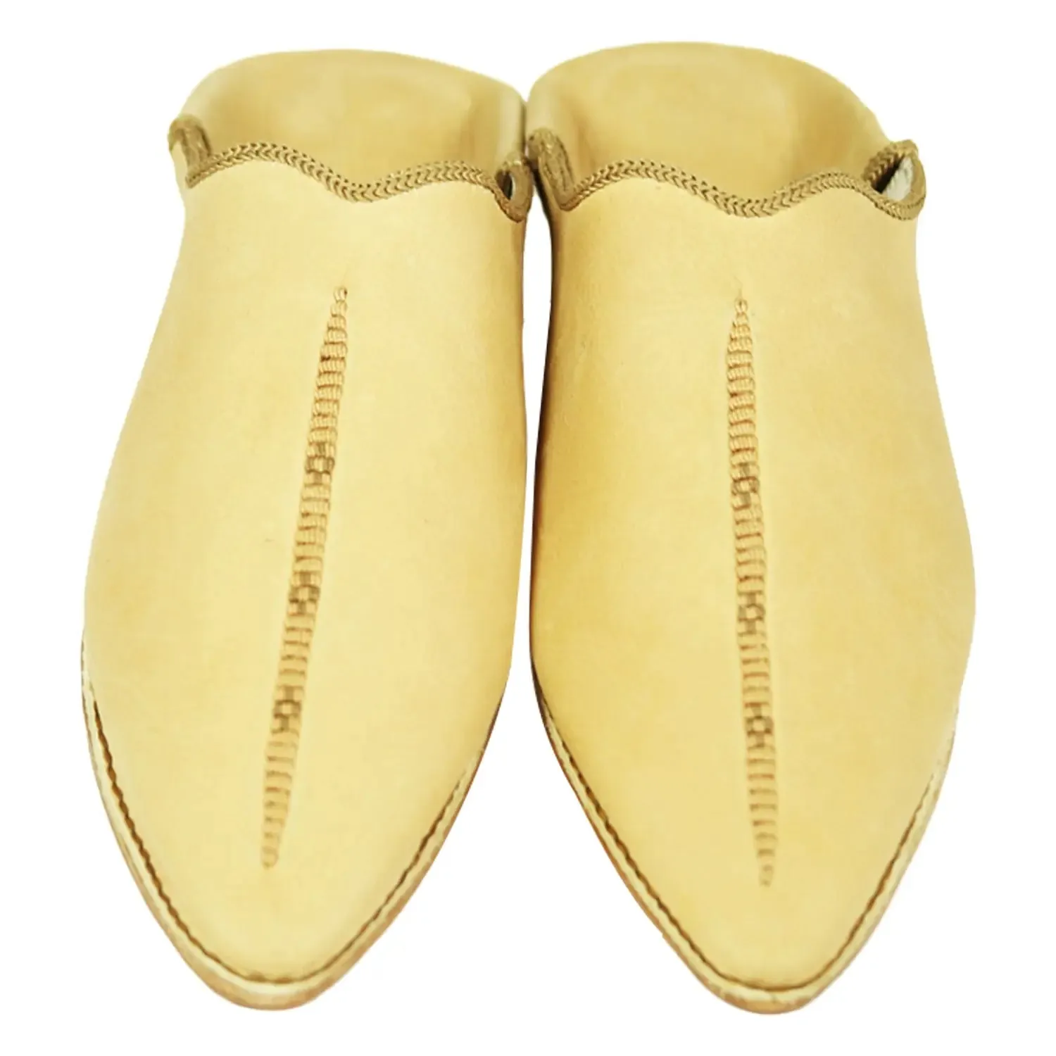 Men's Deco Chochia Brown Moroccan Babouches Leather Slippers