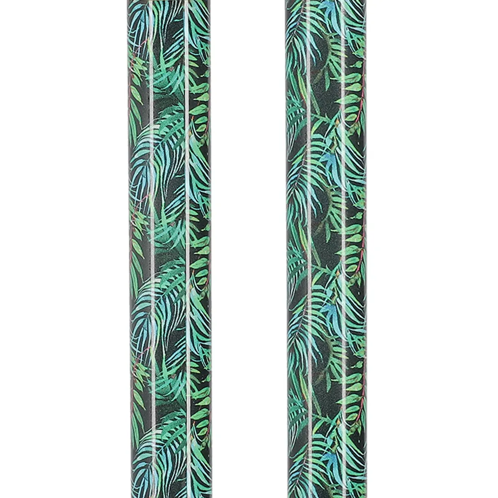 Midnight Breeze Designer Derby: Natural Green Patterned Handle