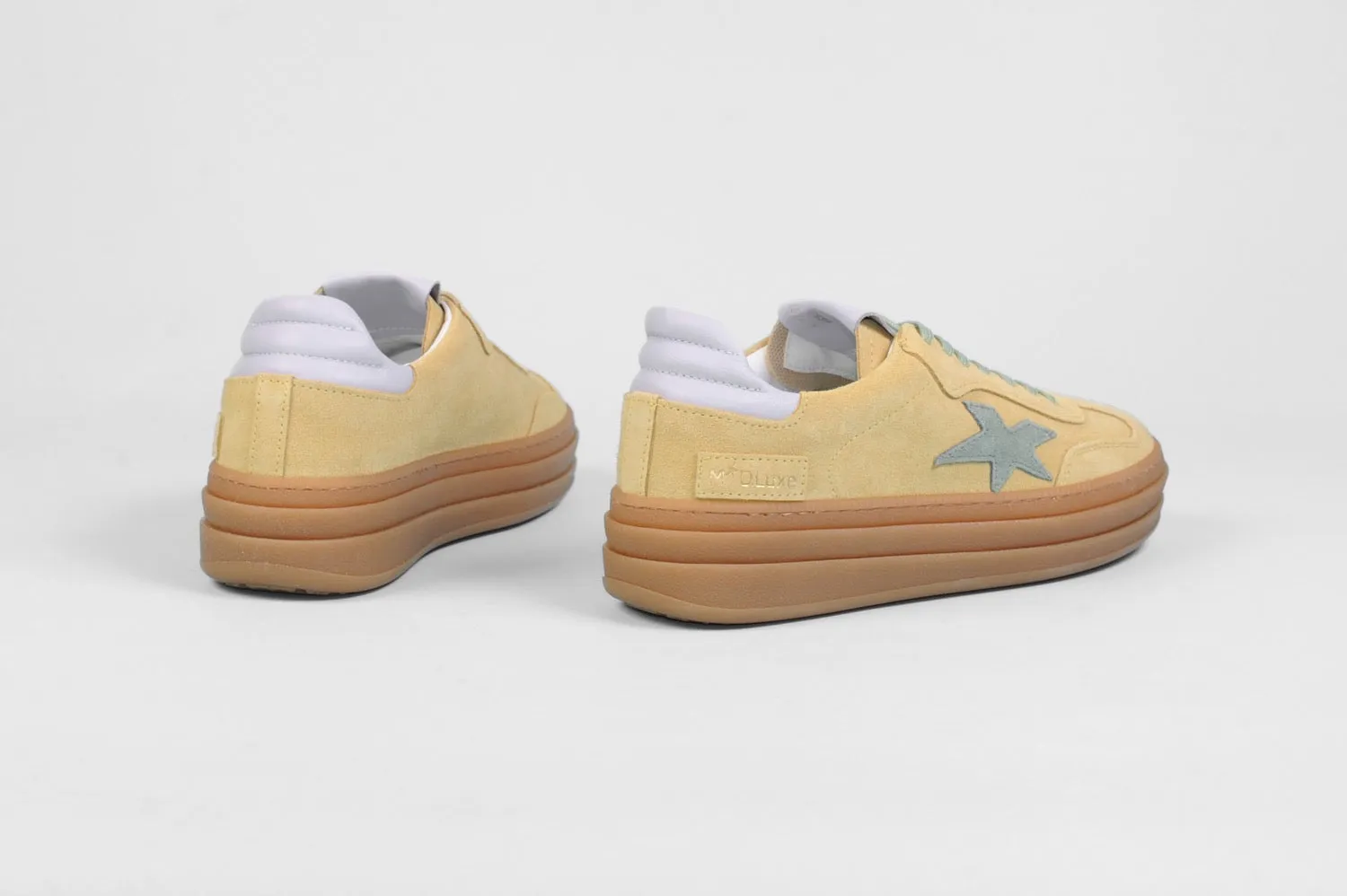 Méliné - 526 Z Yellow Multi Retro Trainer