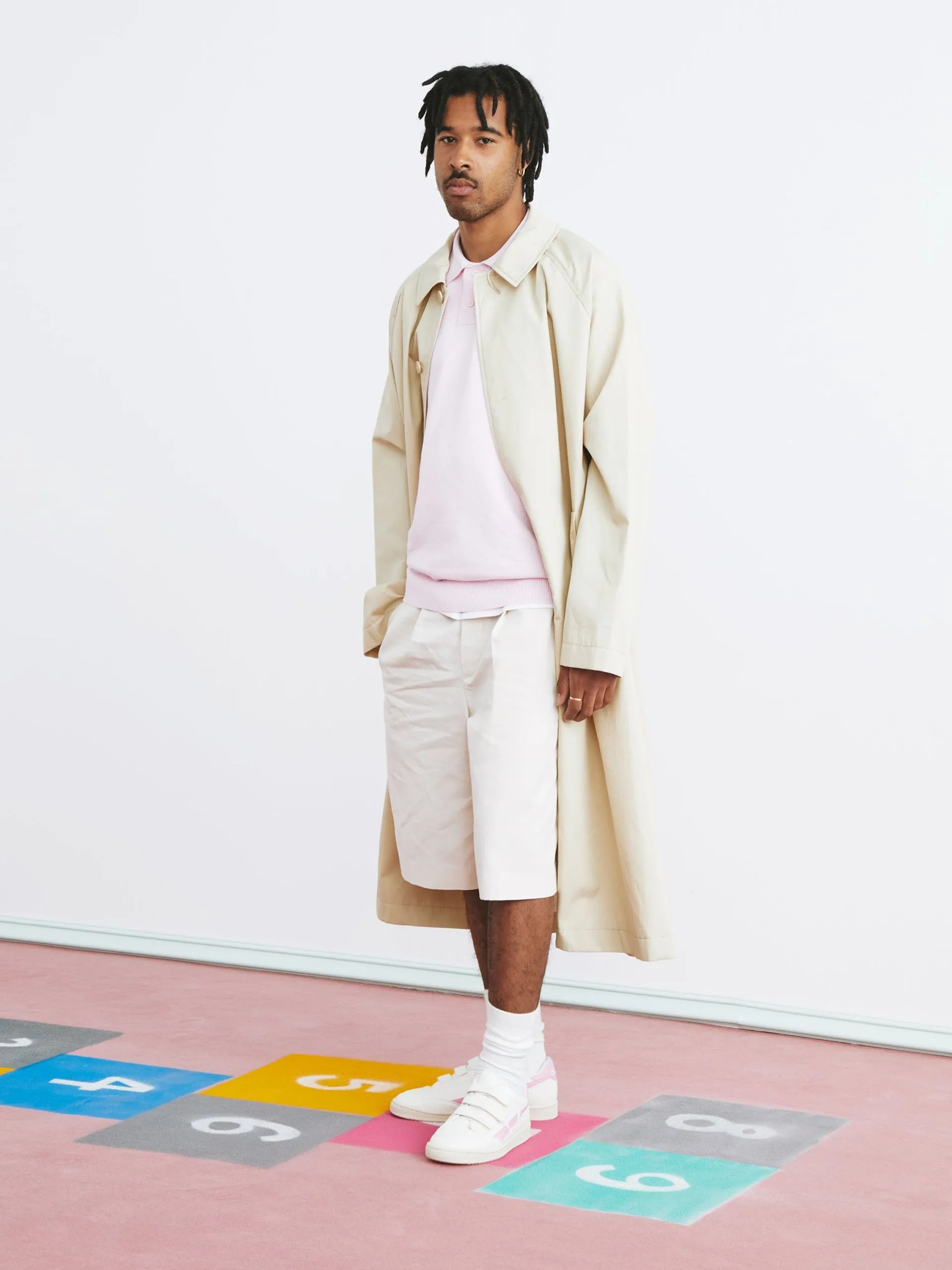 Modelo '89 strap trainer in pink