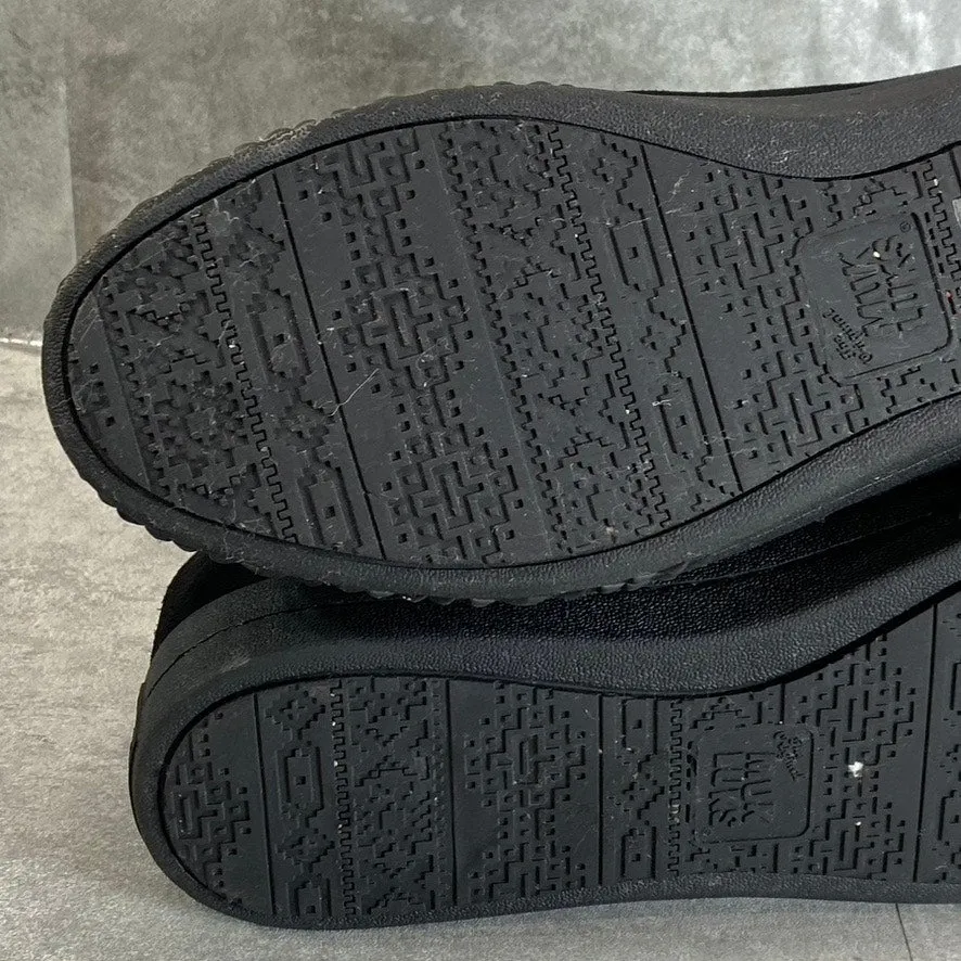 MUK LUKS Women's Black Street Queens Memory Foam Round-Toe Slip-On Boots SZ 8.5