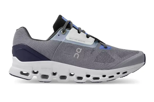 ON Running Cloudstratus Mens' Sneakers, Fossil/Midnight, 11.5