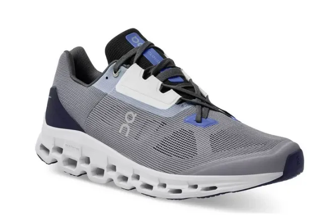 ON Running Cloudstratus Mens' Sneakers, Fossil/Midnight, 11.5