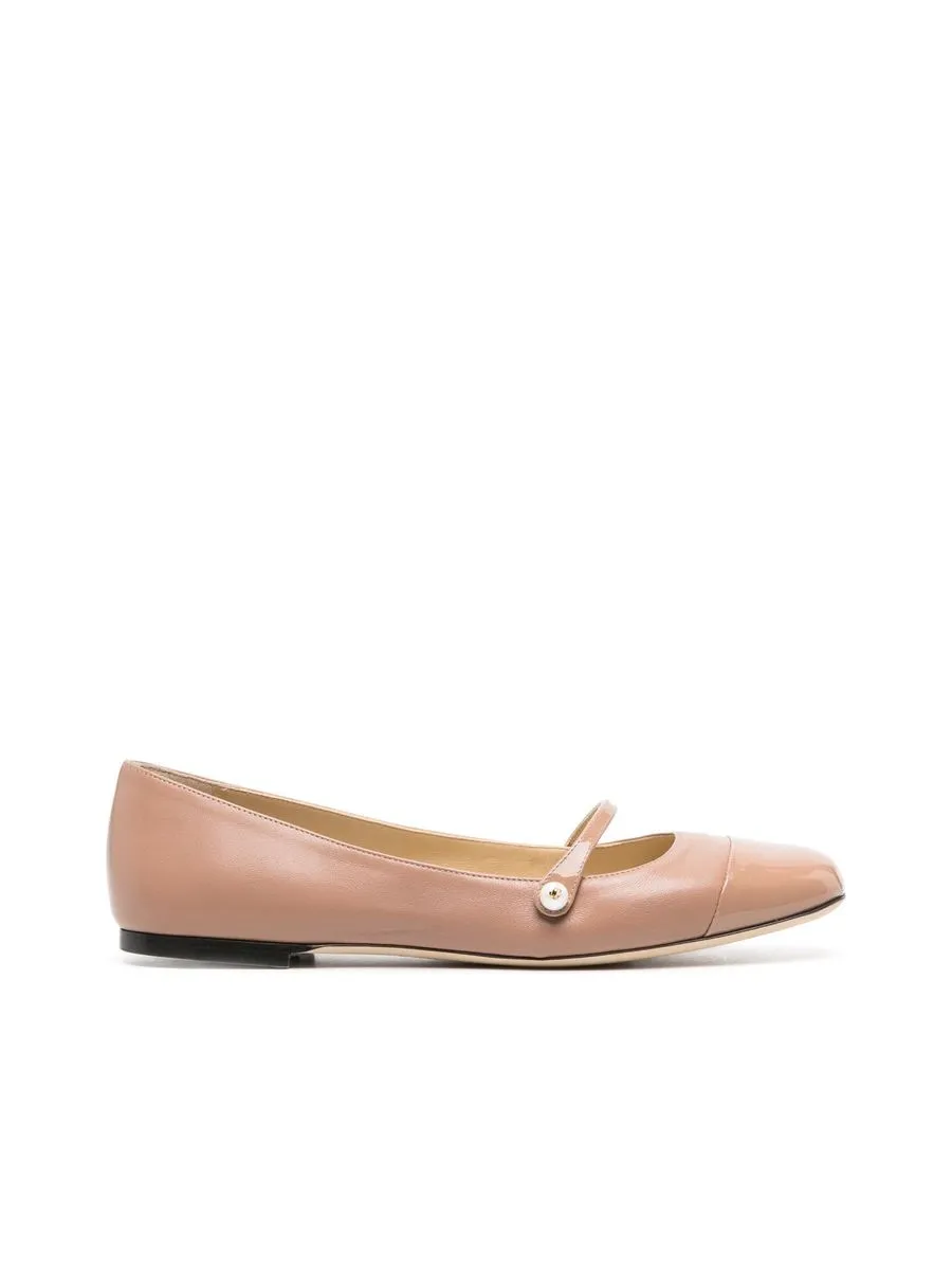 Patent Finish Flat Sole Shoe