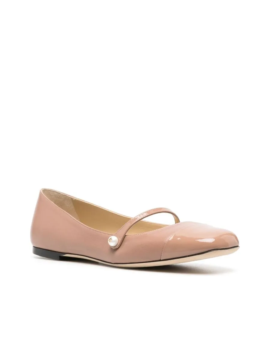 Patent Finish Flat Sole Shoe