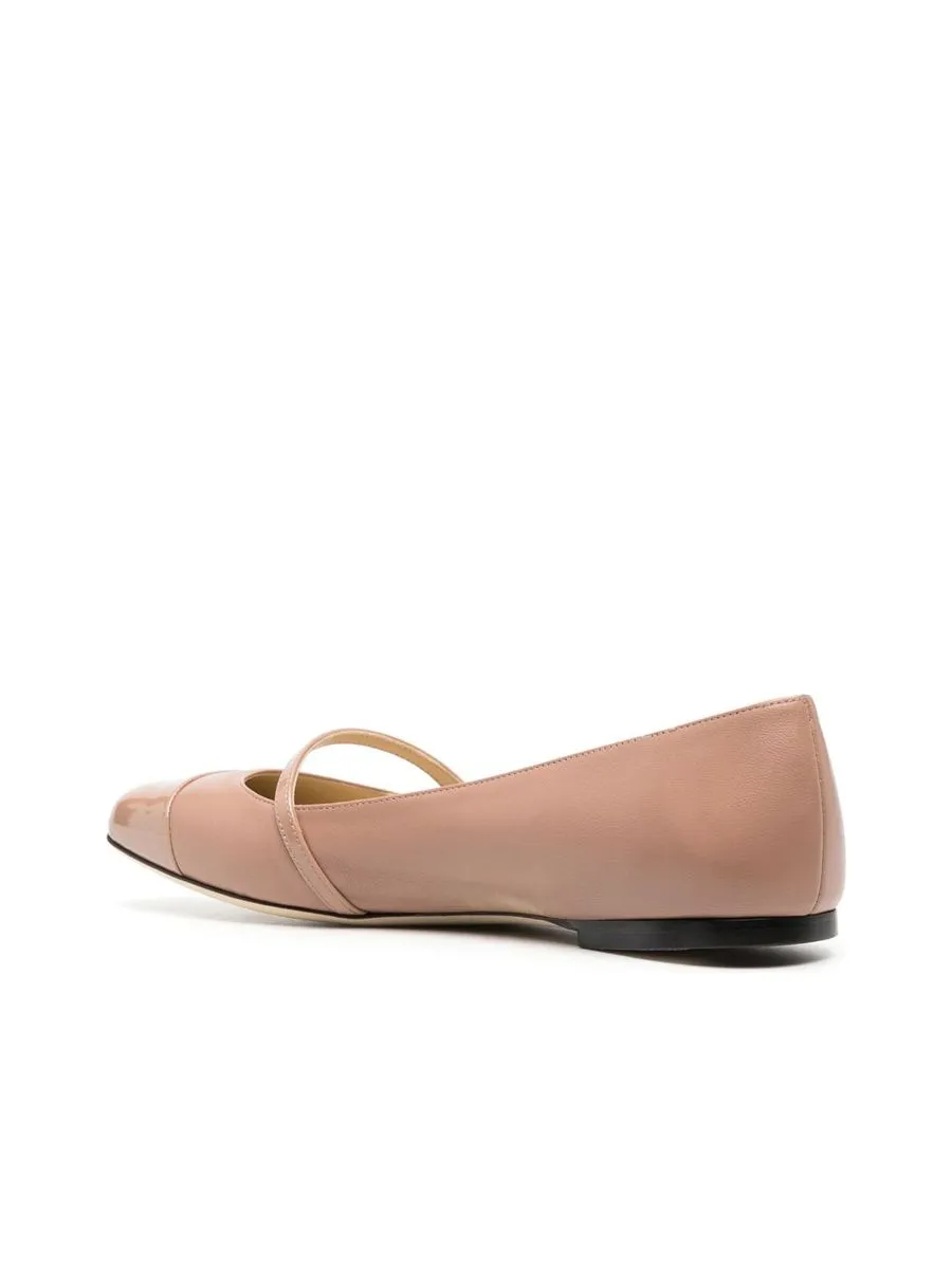 Patent Finish Flat Sole Shoe