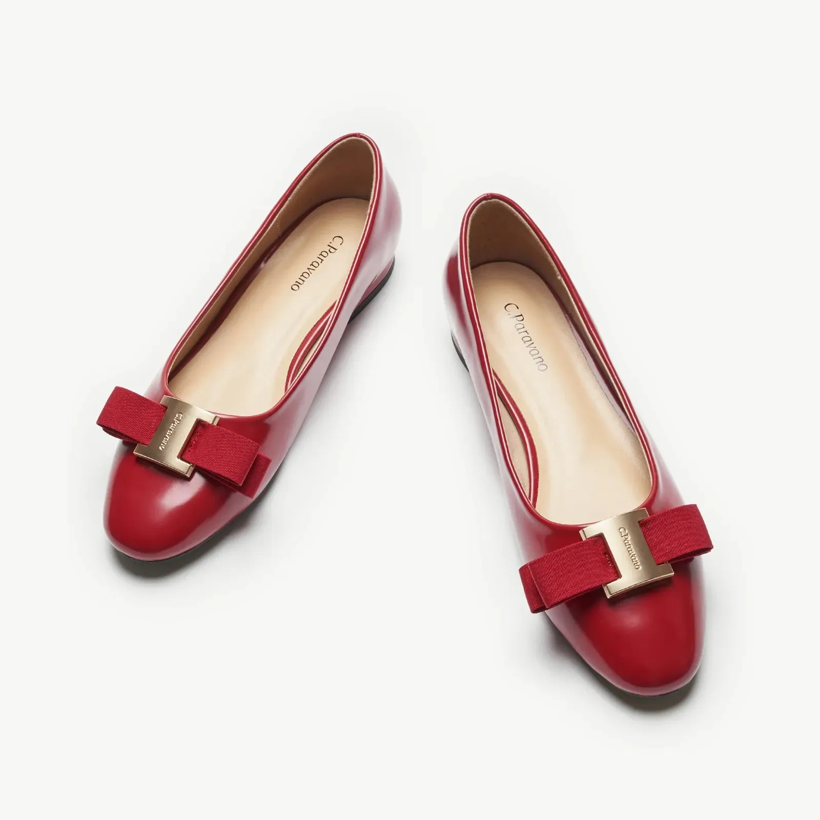 Patent Metal Buckle bow Flats (Anita)