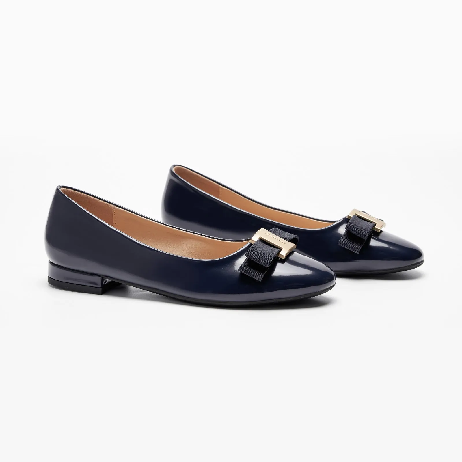 Patent Metal Buckle bow Flats (Anita)
