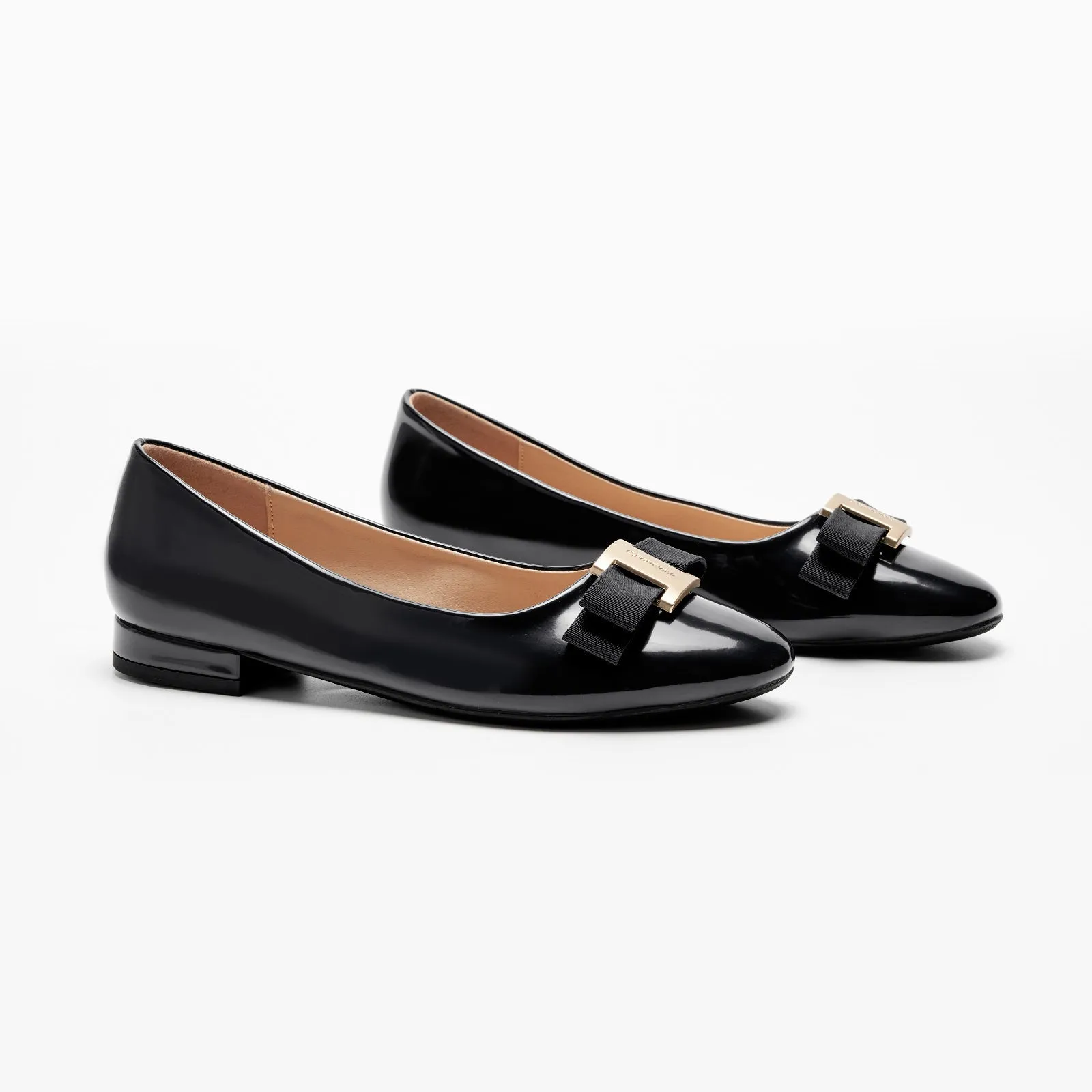 Patent Metal Buckle bow Flats (Anita)