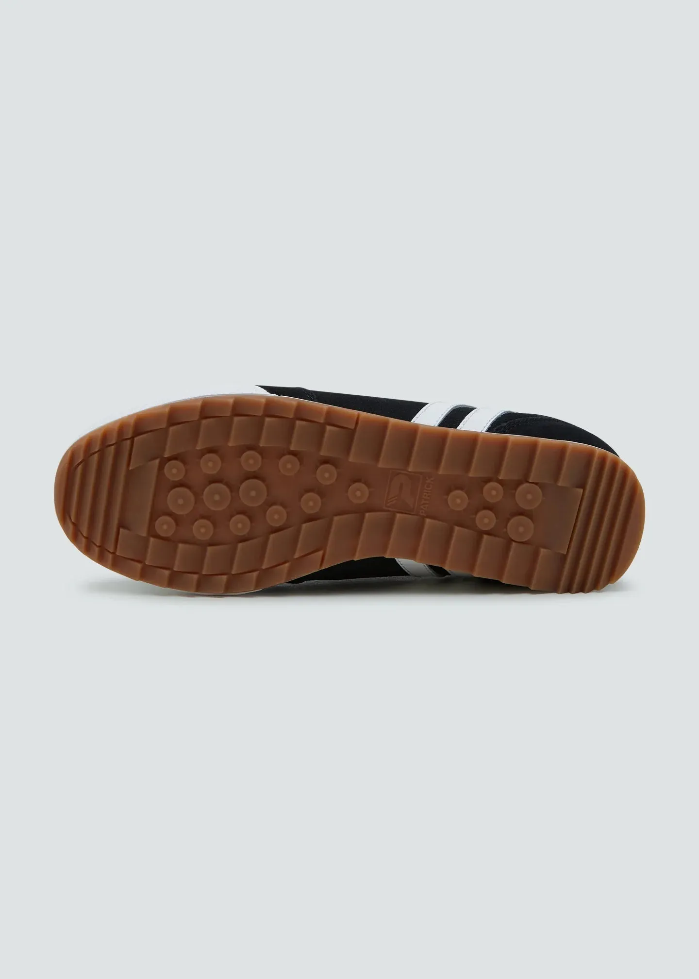 Patrick Rio Suede Trainers Black/White
