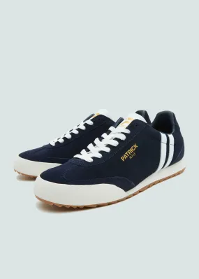 Patrick Rio Suede Trainers Navy/White