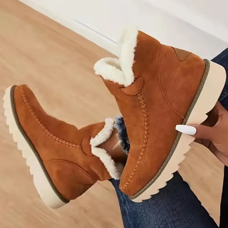 Rihanna Boots | Pluche Schapenvacht Enkellaarzen