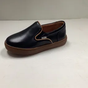 SALE SP23 Venettini Skyler Black/Camel Leather SlipOn Sneaker