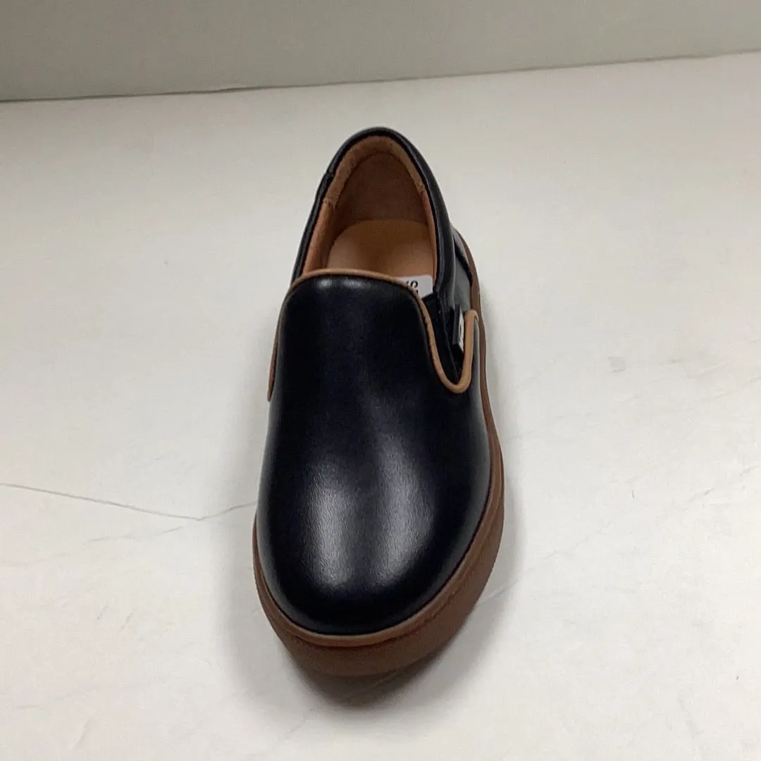SALE SP23 Venettini Skyler Black/Camel Leather SlipOn Sneaker