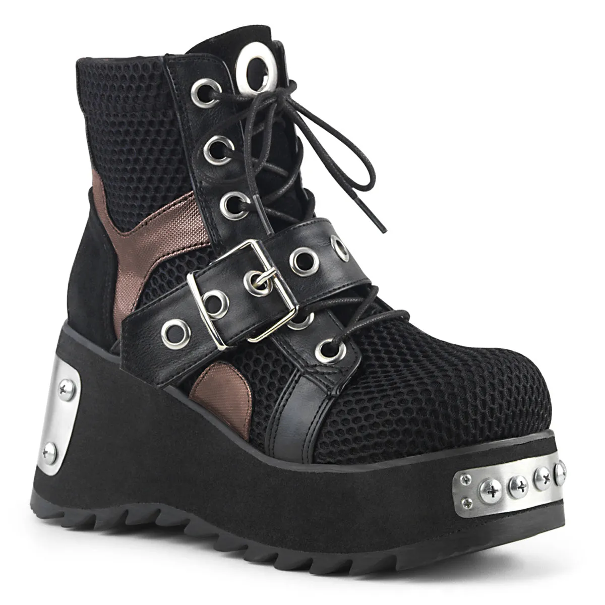SCENE-53 Demoniacult Alternative Footwear Women's Ankle Boots