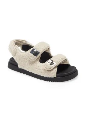 Steve Madden Margie Quilted Banded Comfort Sandals Natural