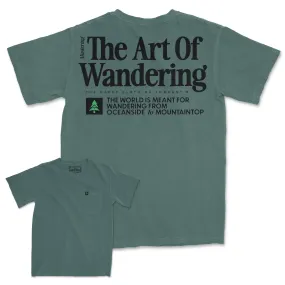 The Art Of Wandering Pigment-Dyed Pocket Tee
