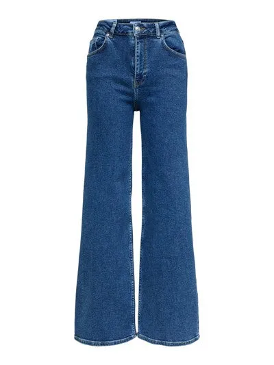 Vilma Wide Topaz Blue Jeans