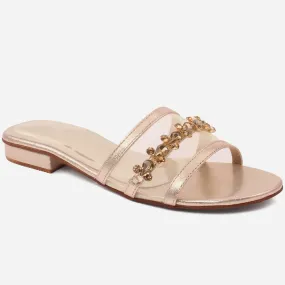 Women "MILA" Net Detailing Casual Slippers