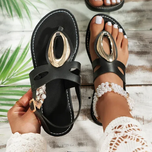 Women's Hollow Design Flat Sandals