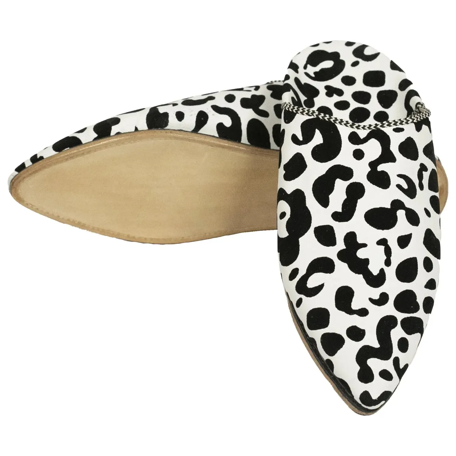 Women's Moroccan Babouches Slippers - Handmade Leather Slippers