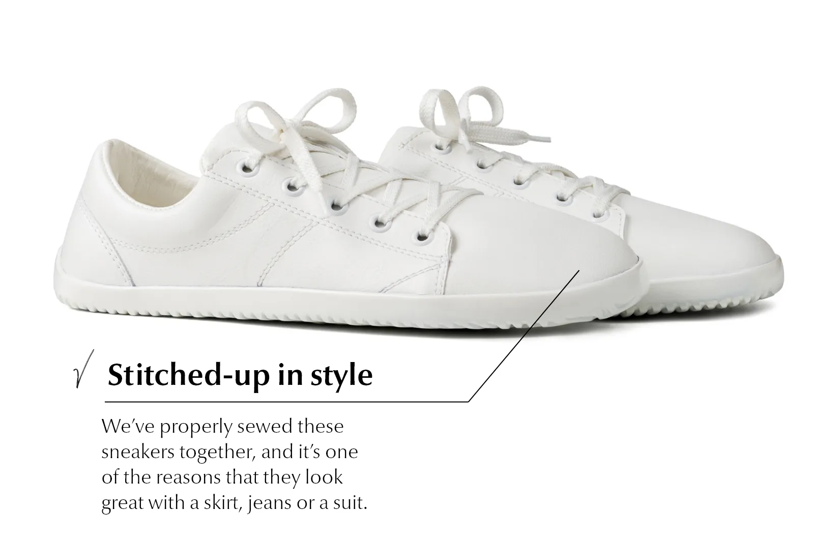 Women’s Vida Comfort white sneakers
