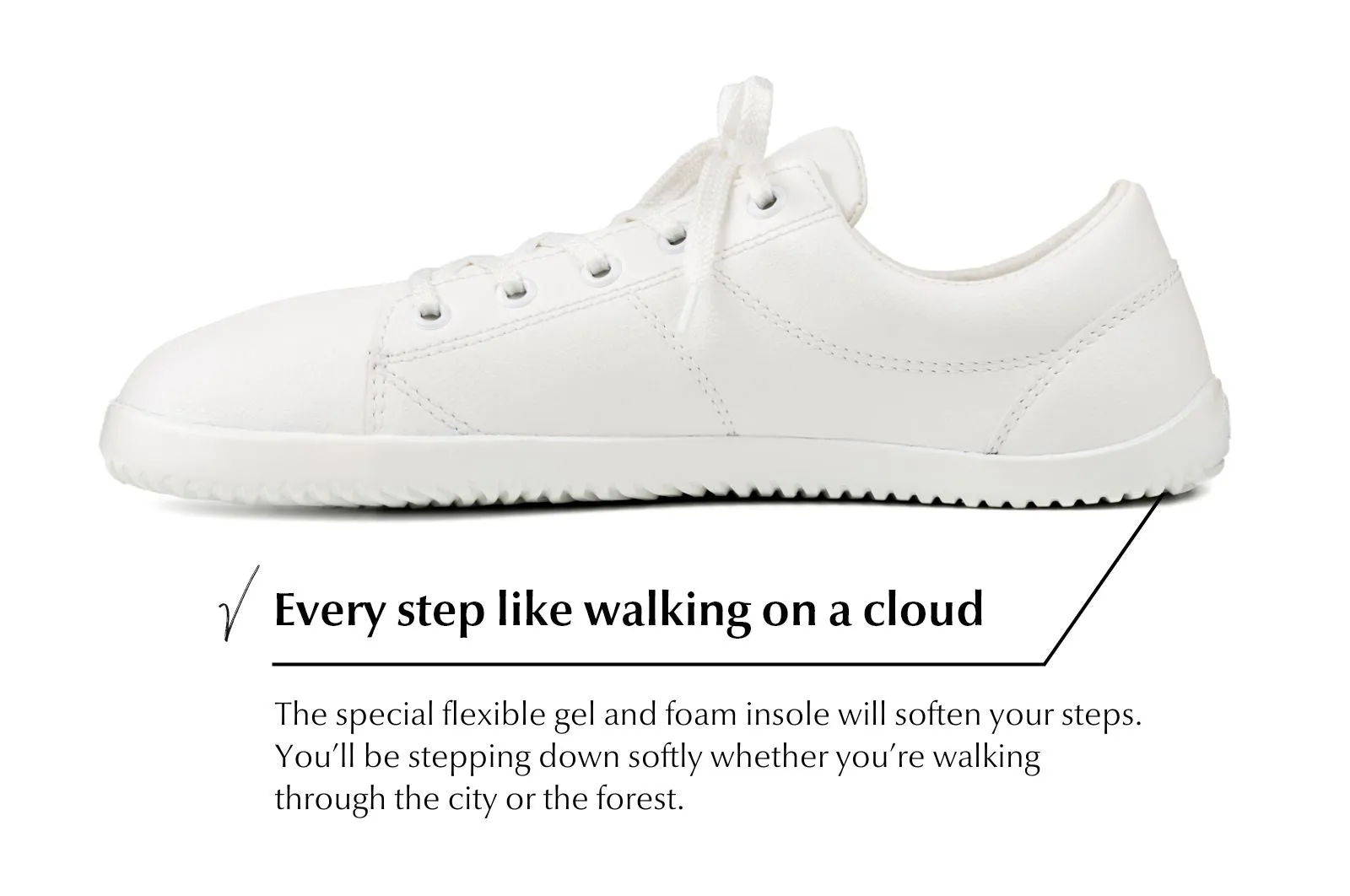 Women’s Vida Comfort white sneakers